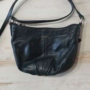 Coach small crossbody purse black